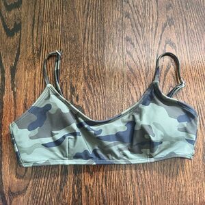Camo bikini top